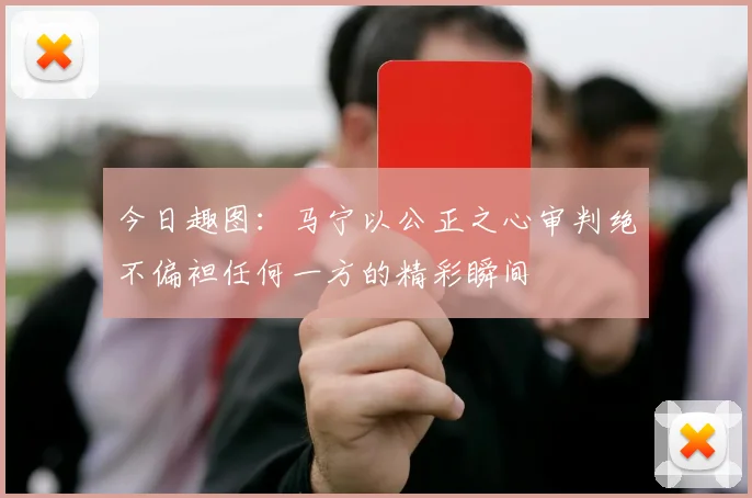 今日趣图：马宁以公正之心审判绝不偏袒任何一方的精彩瞬间